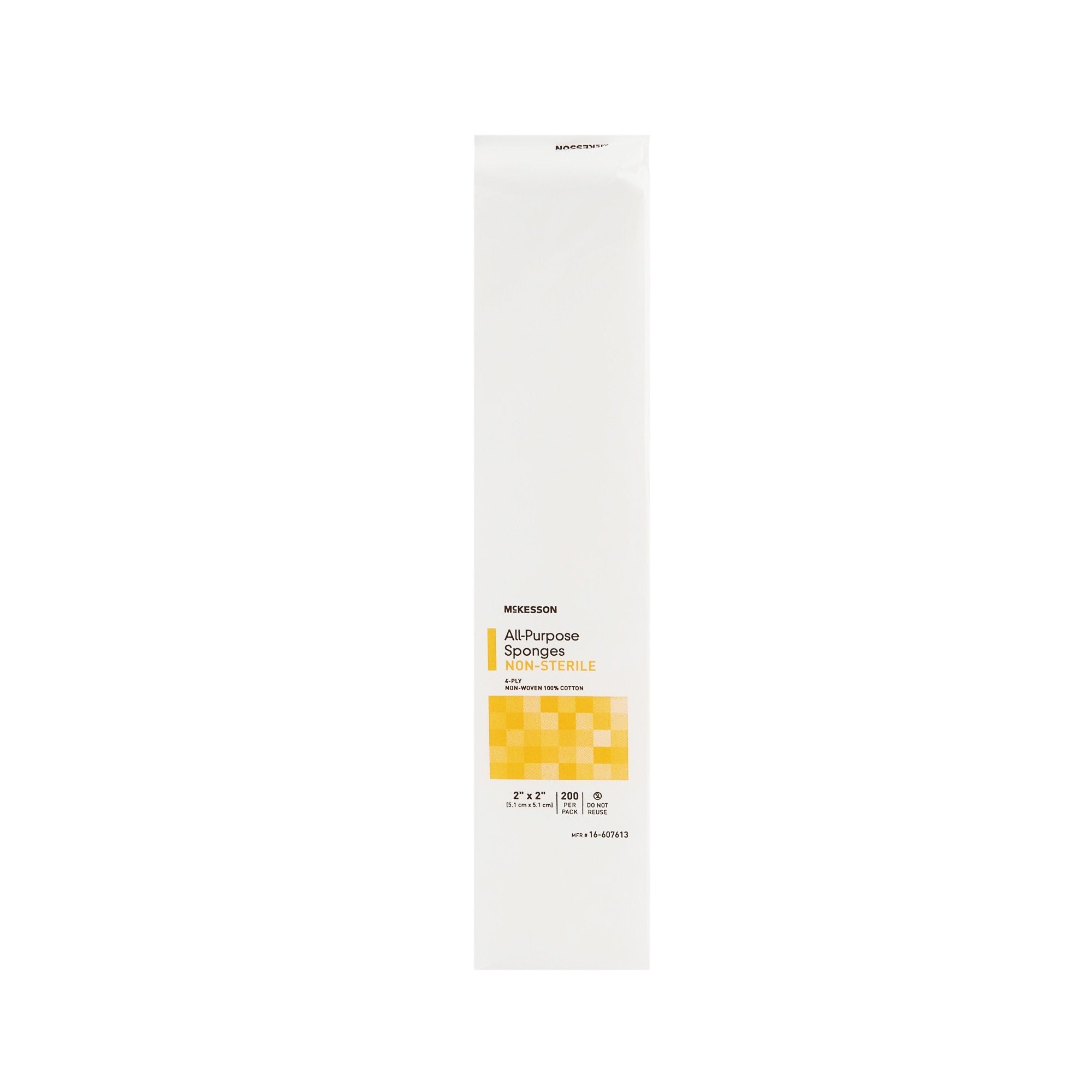McKesson Nonwoven Sponge, 2 x 2 Inch, 4-Ply 16-607613