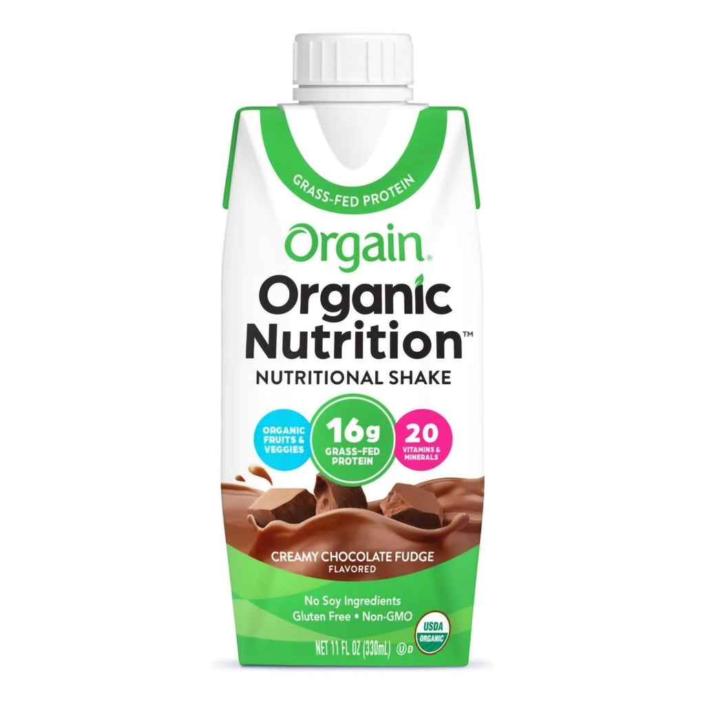 Orgain® Organic Nutrition™ Chocolate Nutritional Shake, 11-ounce carton 851770003285