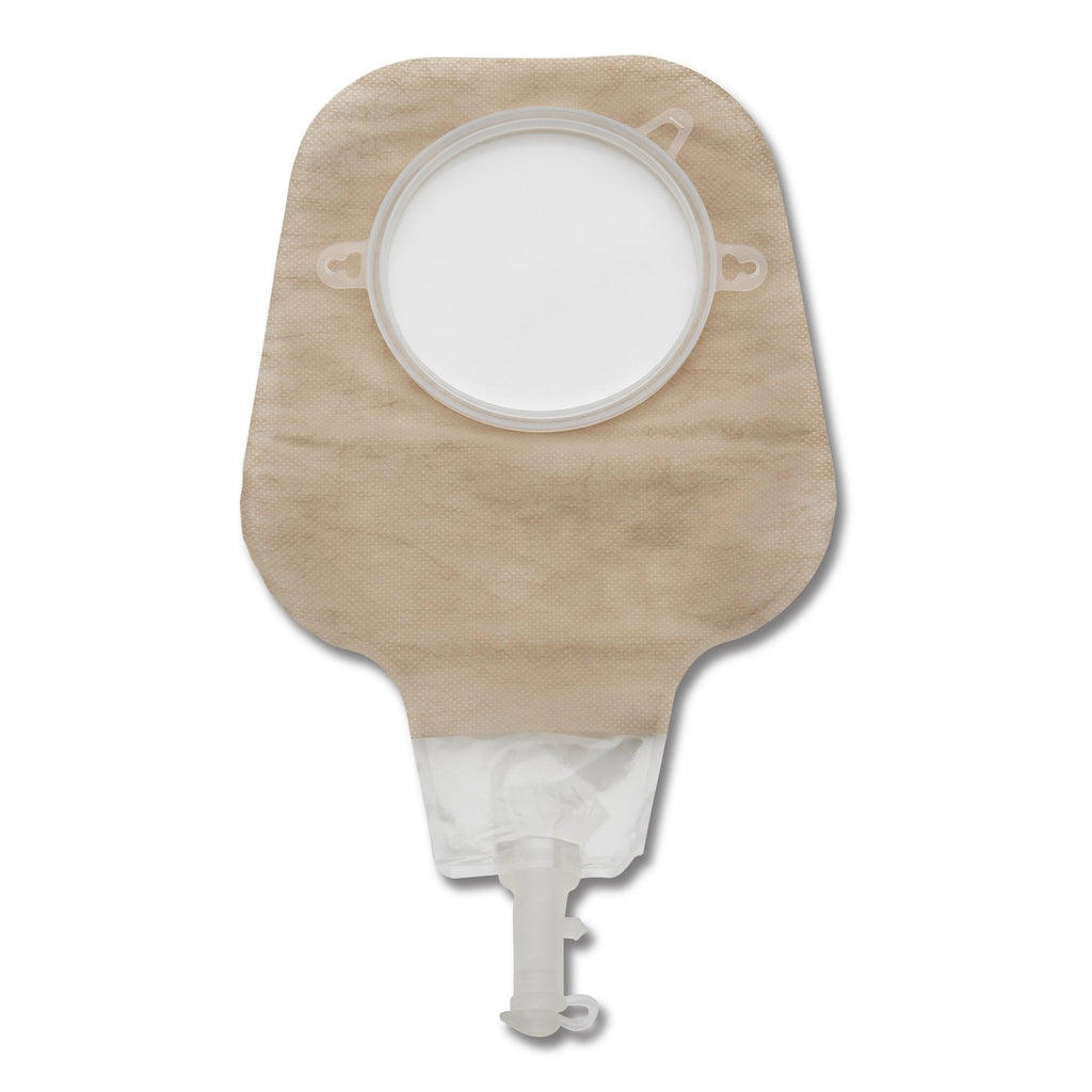 New Image™ 2-Piece Ultra-Clear Ostomy Pouch, Pre-cut to Fit 102 mm Stoma, Yellow 18016
