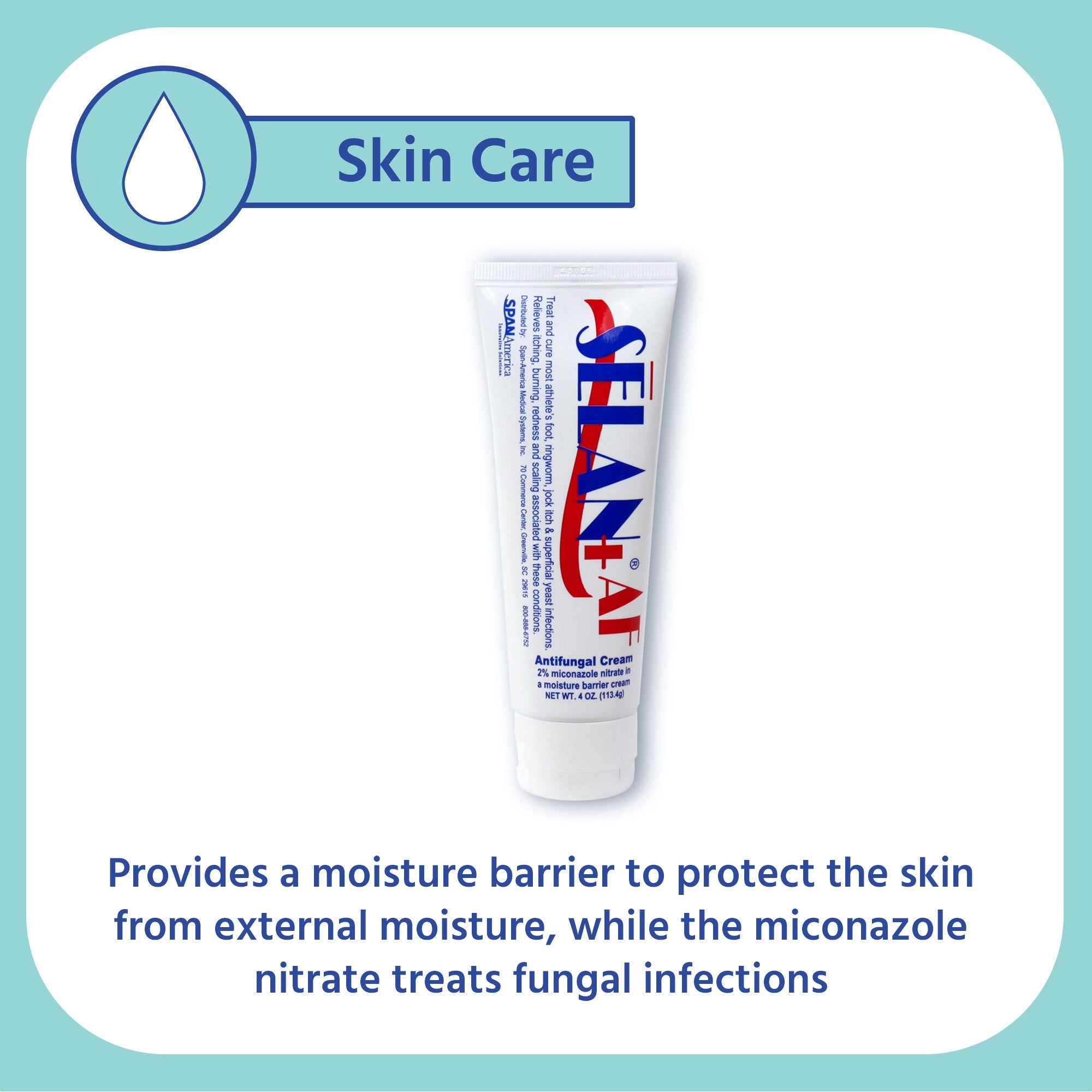 Selan+® AF Antifungal, 4-ounce tube PJSAF04012