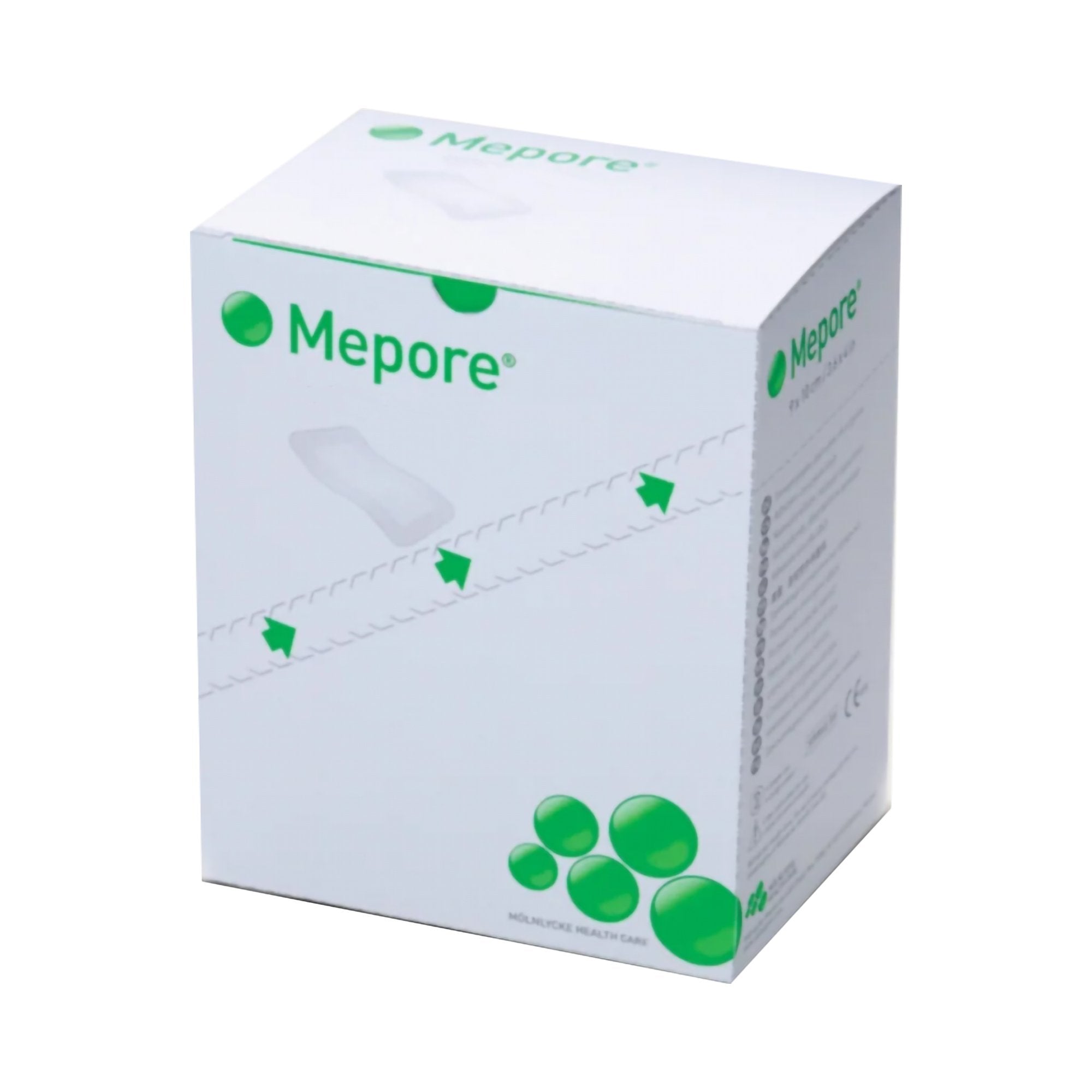 Mepore® Adhesive Dressing, 3-3/5 x 6 Inch 671000