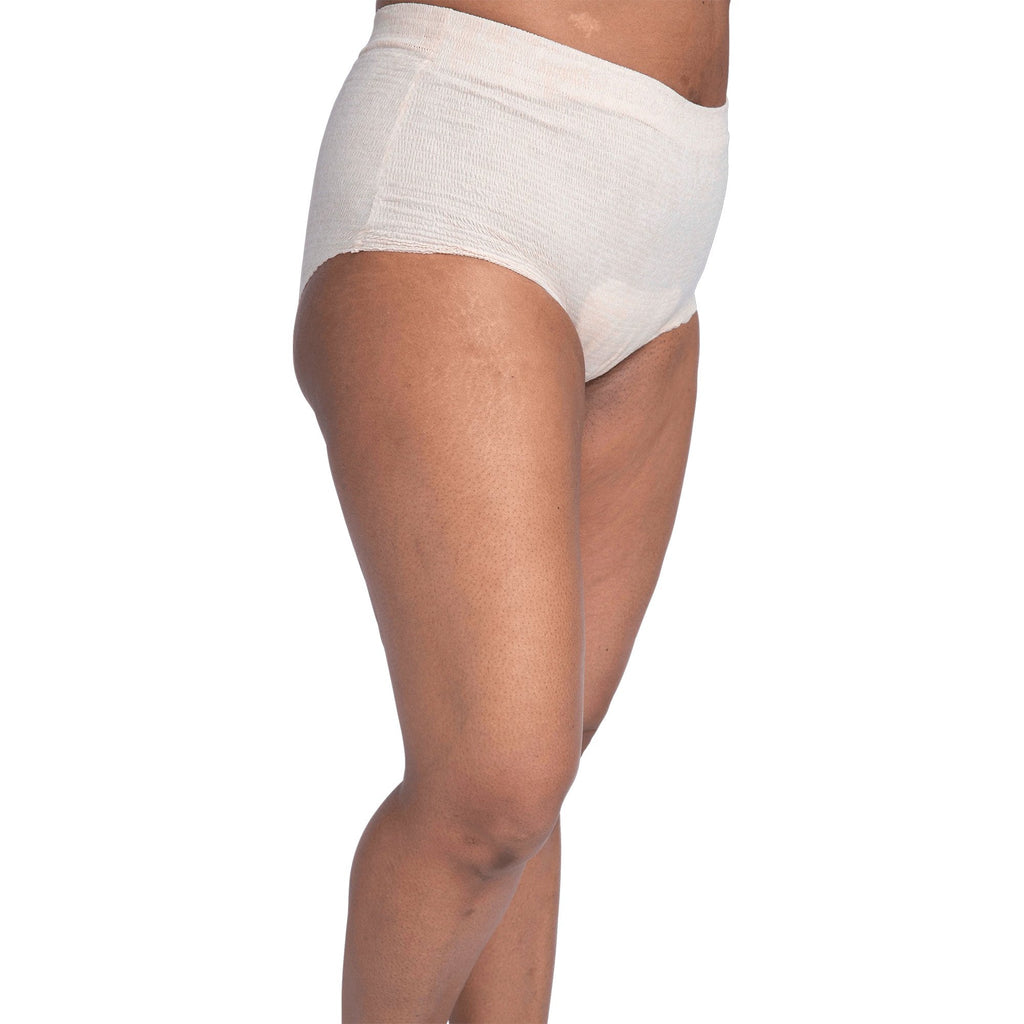 Nexwear Women's Pull-On Absorbent Underwear, Small/Medium, Tan 60