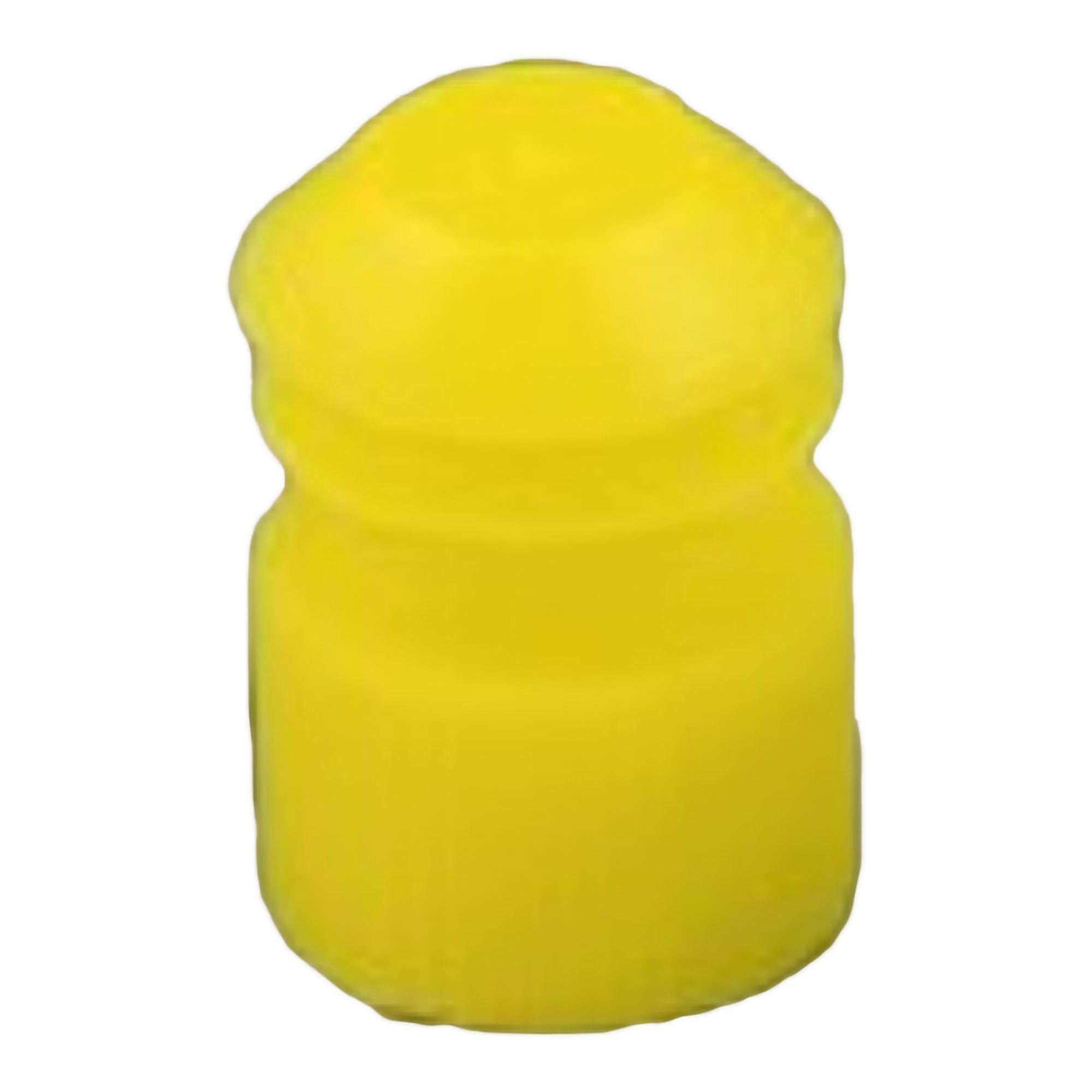 McKesson Tube Closure Flanged Plug Cap Yellow Polyethylene 1000 per Bag 177-118240Y