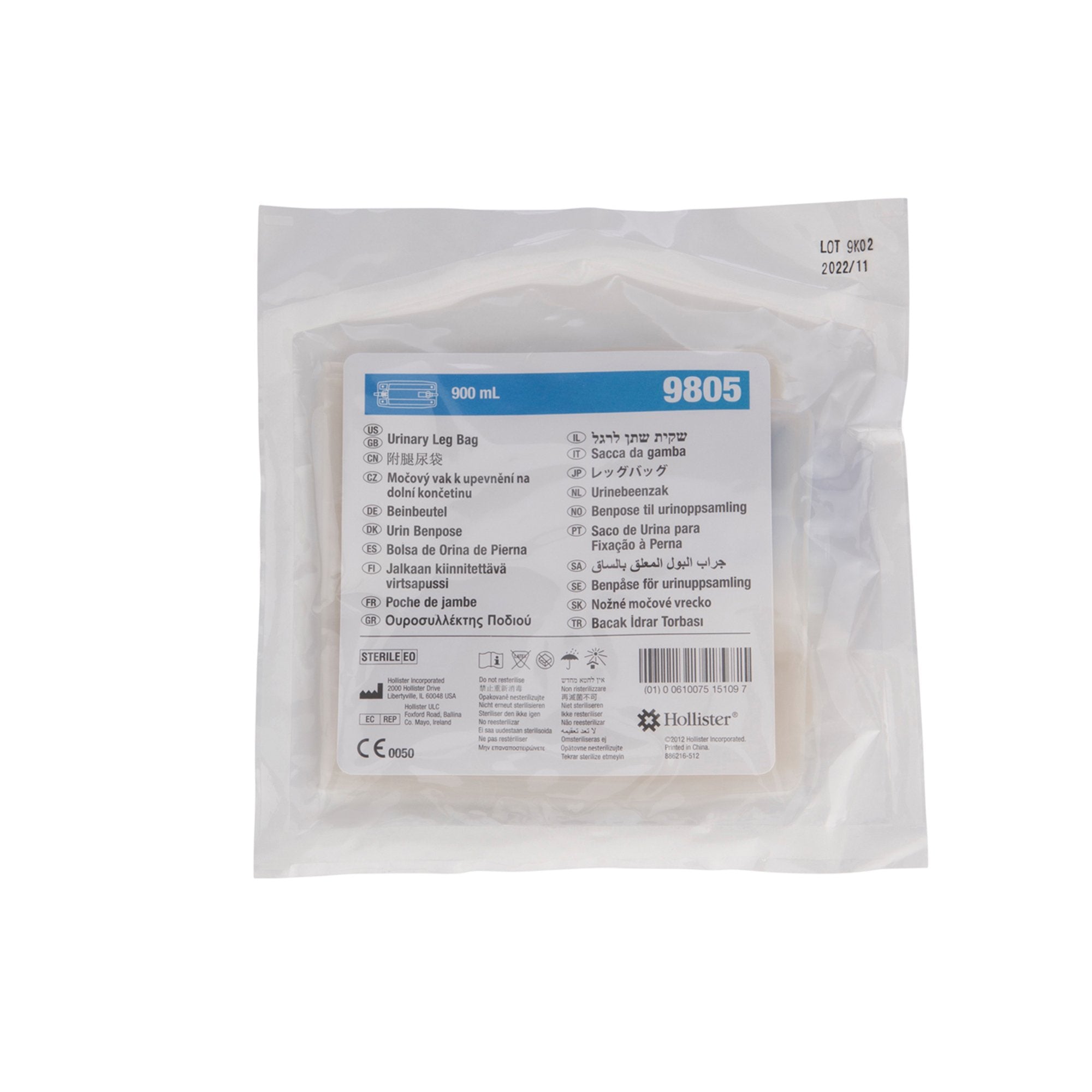 Hollister Urinary Leg Bag 9805