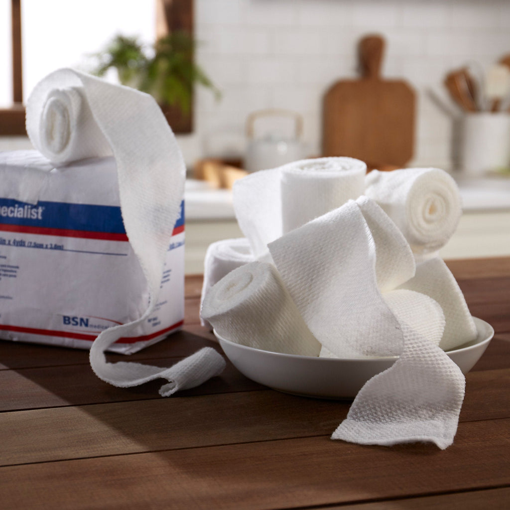 Specialist® White Cotton / Rayon Undercast Cast Padding, 3 Inch x 4 Yard 9043