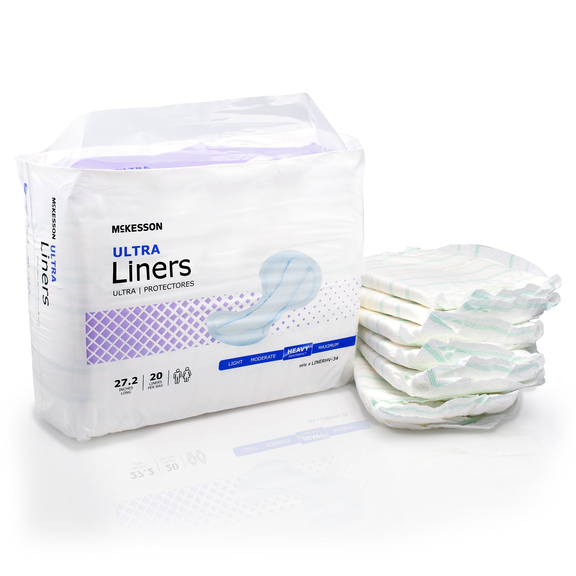 McKesson Ultra Incontinence Liner LINERHV-34