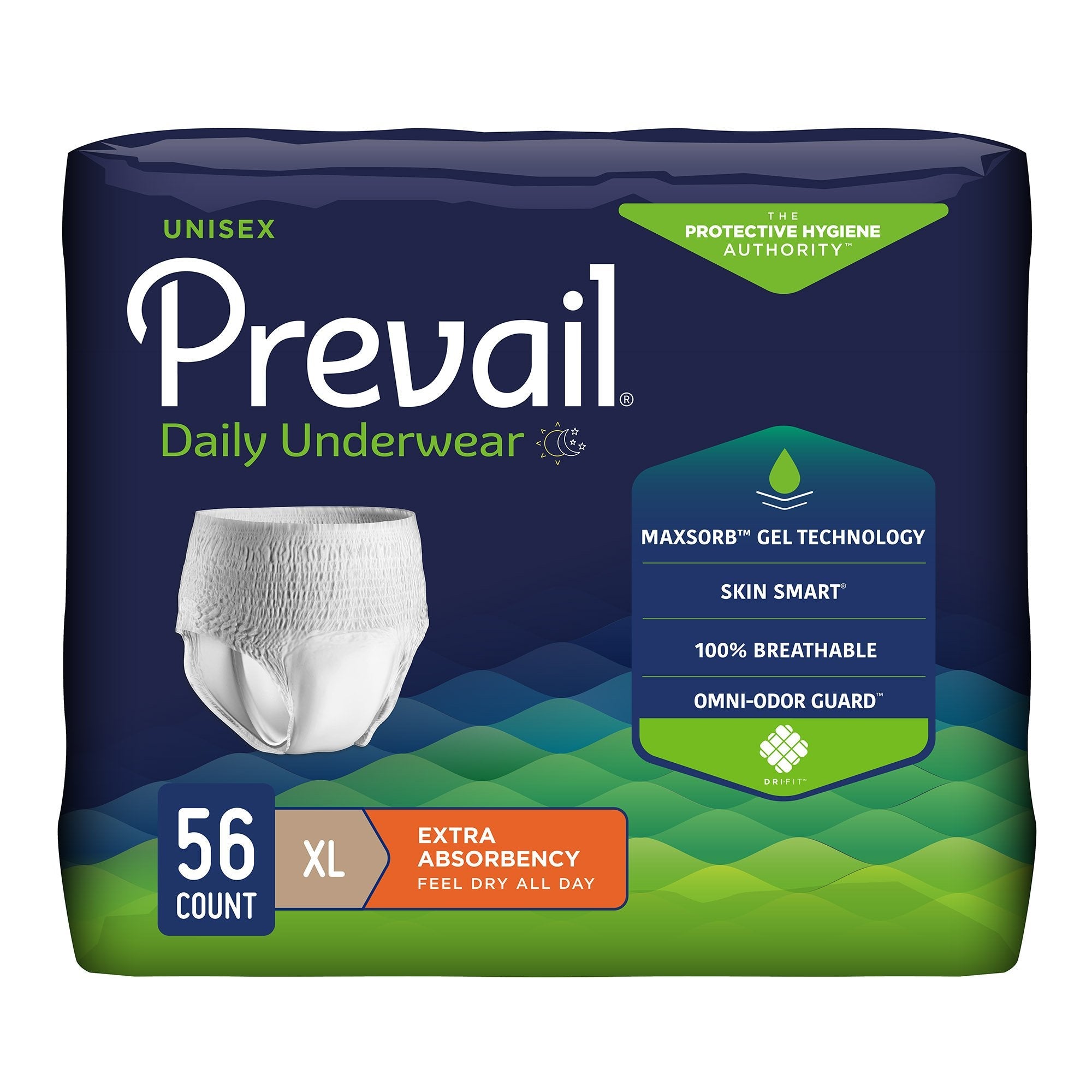 Prevail® Daily Underwear Extra Absorbent Underwear, Extra Large PV-514