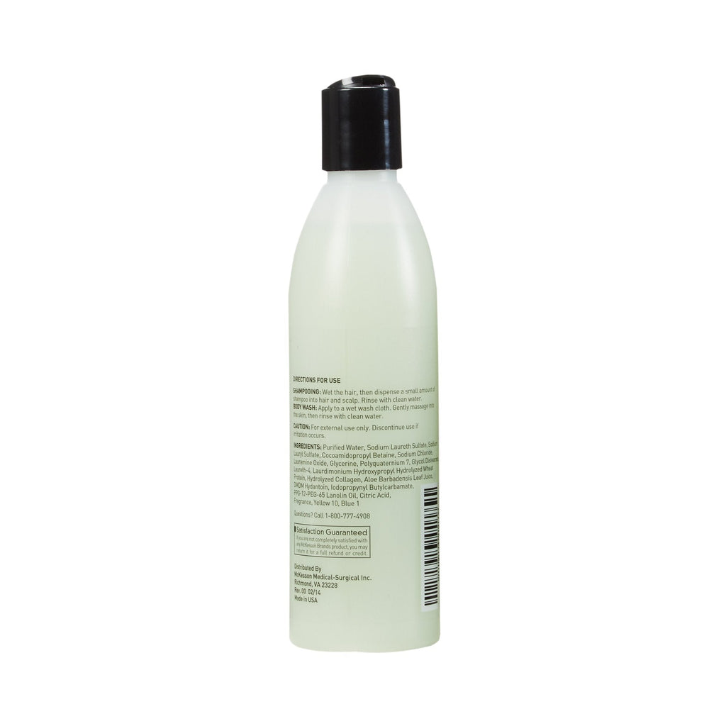 McKesson Shampoo and Body Wash, Cucumber Melon Scent, 8 oz. Squeeze Bottle 53-27903-8
