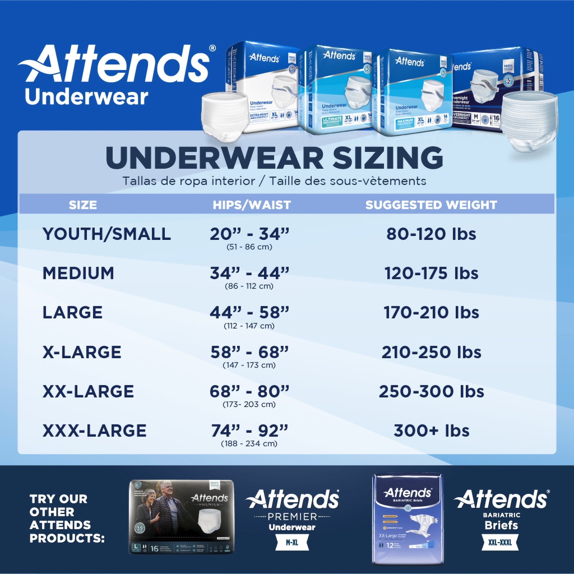 Attends® Maximum Absorbent Underwear, Large AP0730100