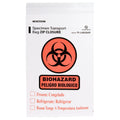 McKesson Specimen Transport Bag with Document Pouch, Zip Closure, 6 x 9 Inch 79-LAB20609