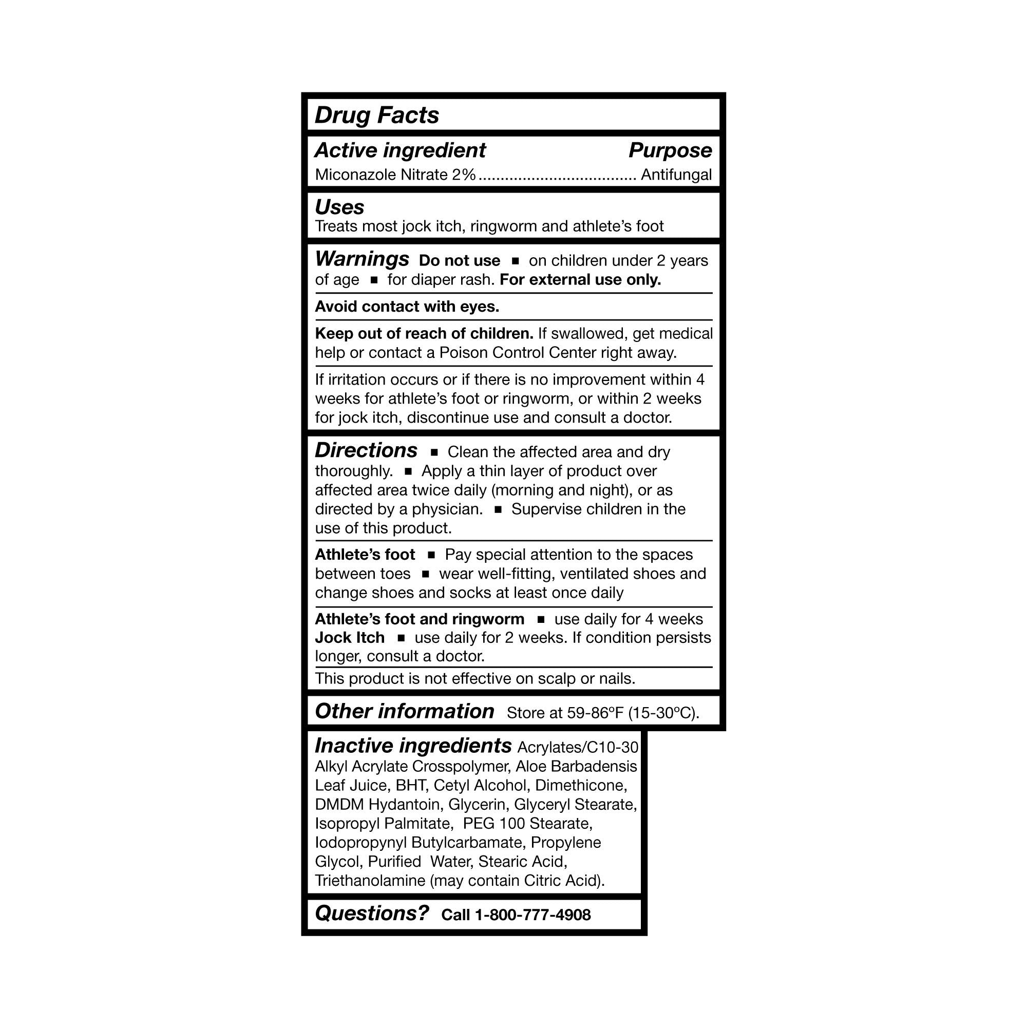 McKesson Miconazole Nitrate Antifungal Cream 53-6391