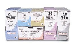 Absorbable Suture with Needle PDS™ II Polydioxanone RB-1 1/2 Circle Taper Point Needle Size 5-0 Monofilament - Z303H