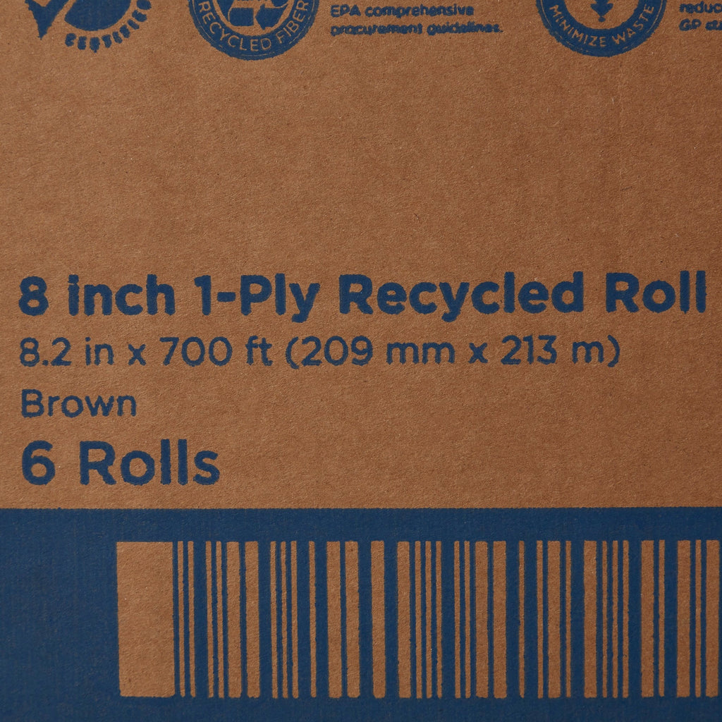 enMotion® Brown Paper Towel, 8-1/5 Inch x 700 Foot, 6 Rolls per Case 89440
