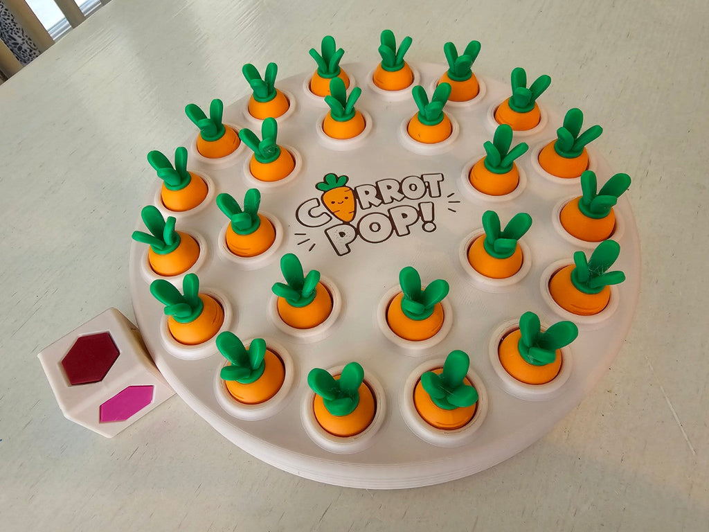Carrot Pop Memory Game