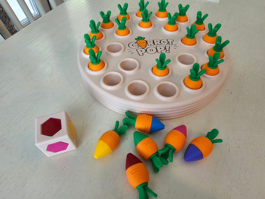 Carrot Pop Memory Game