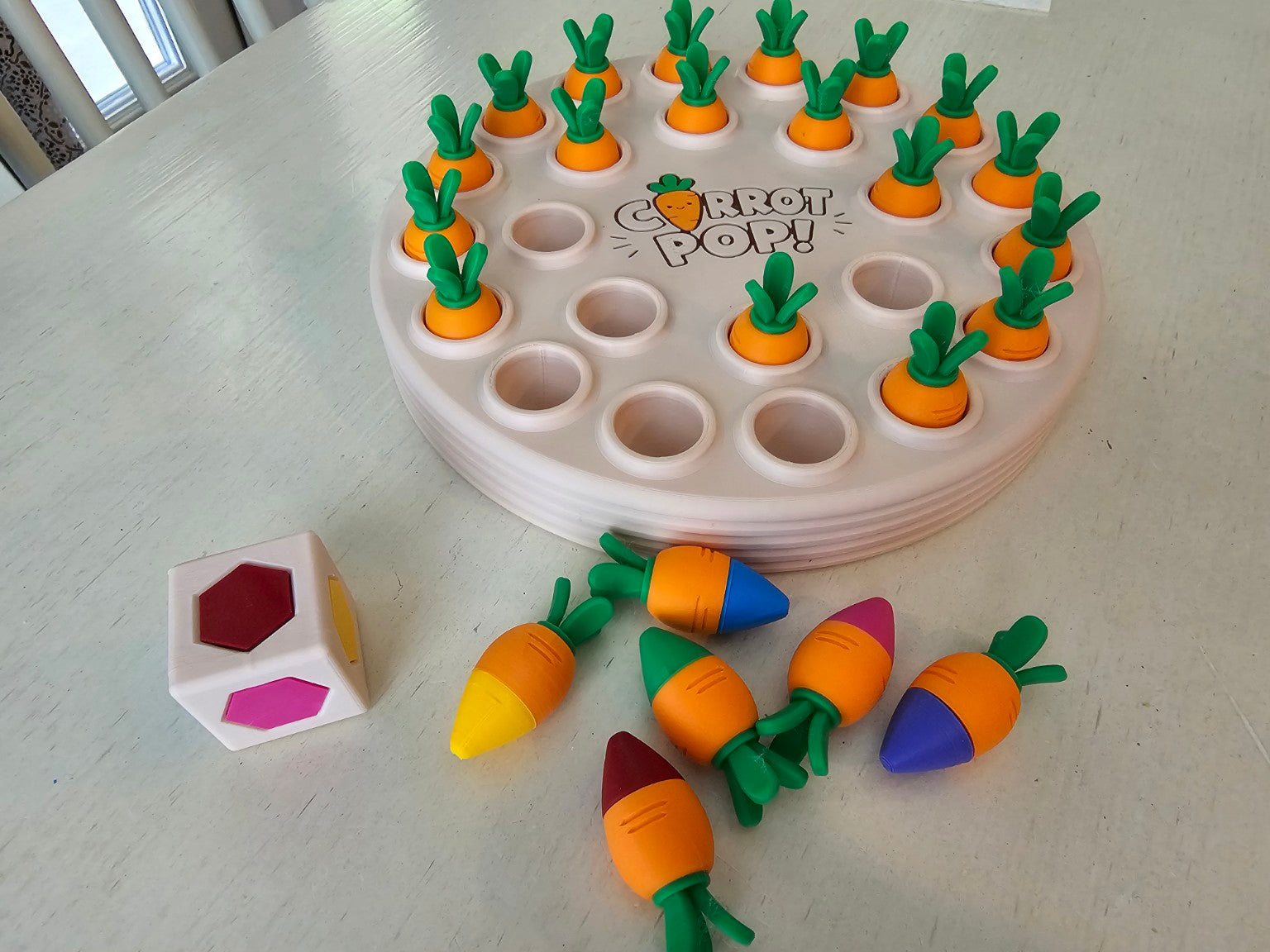 Carrot Pop Memory Game