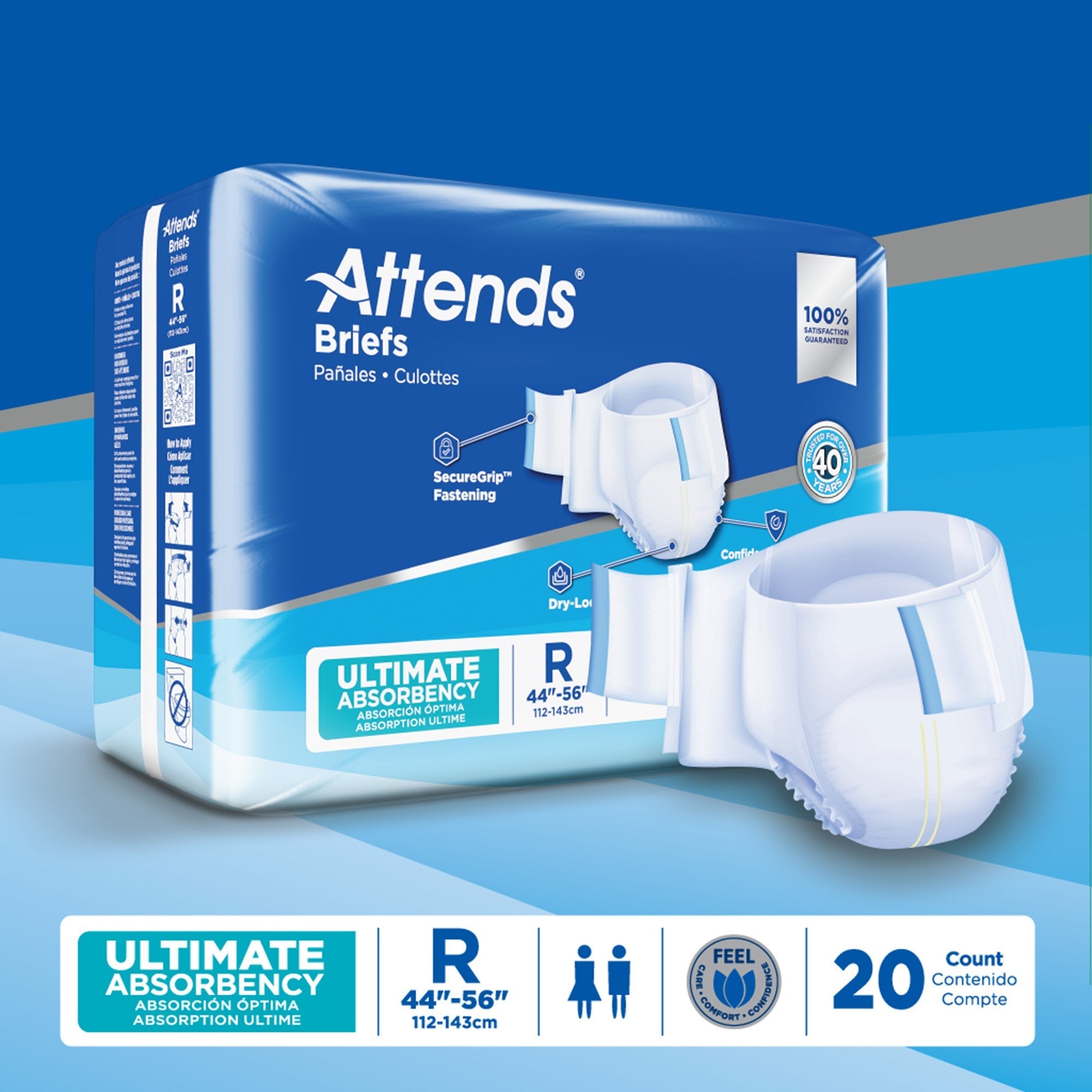 Attends® Advanced Briefs, Regular DDC25