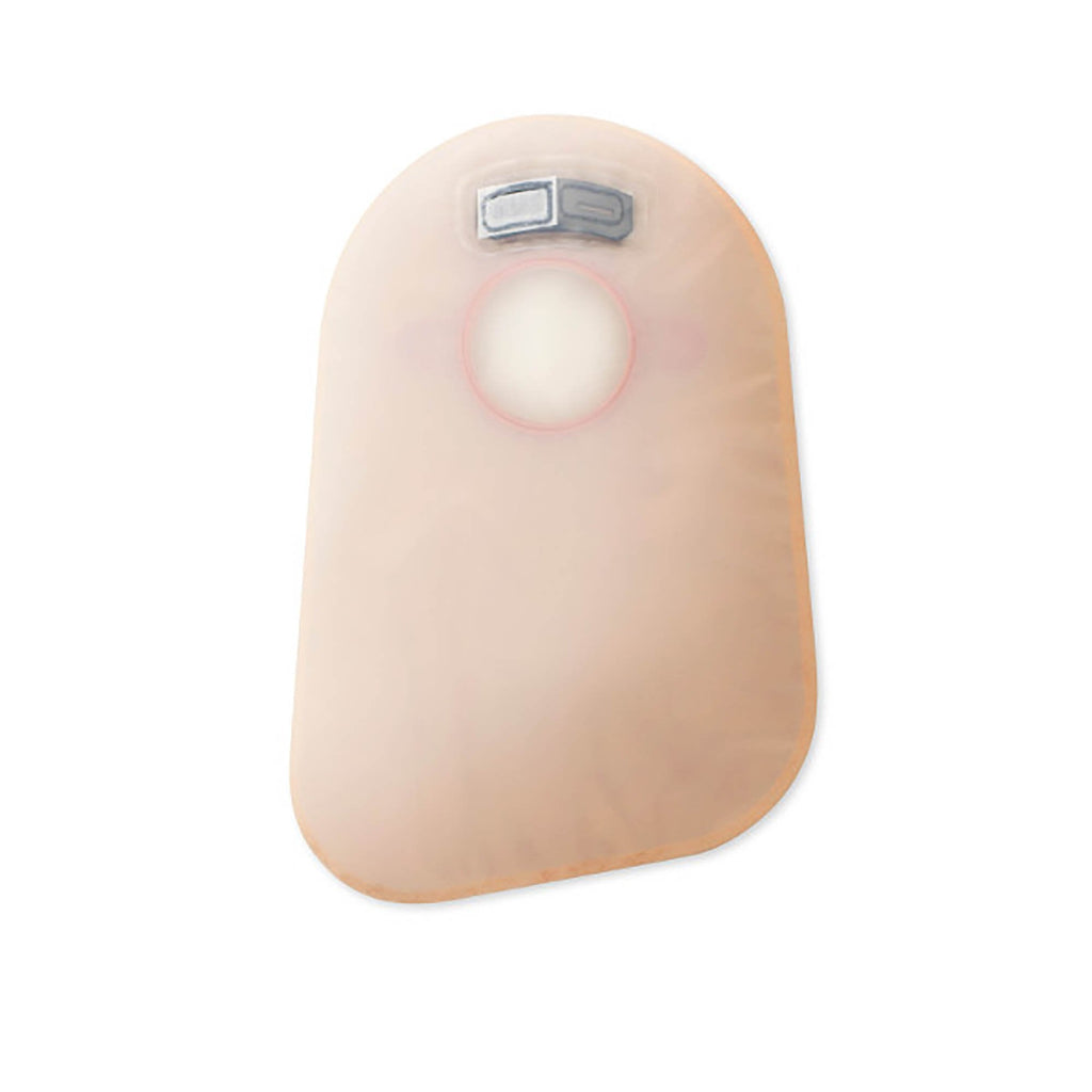 New Image™ 2-Piece Transparent Ostomy Pouch, Pre-cut to Fit 57 mm Stoma, Red 18363
