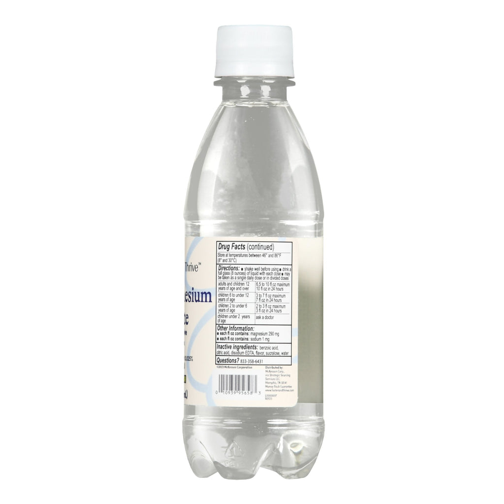 Foster & Thrive™ Magnesium Citrate Laxative, Lemon Flavor, 10-ounce bottle 70677111101