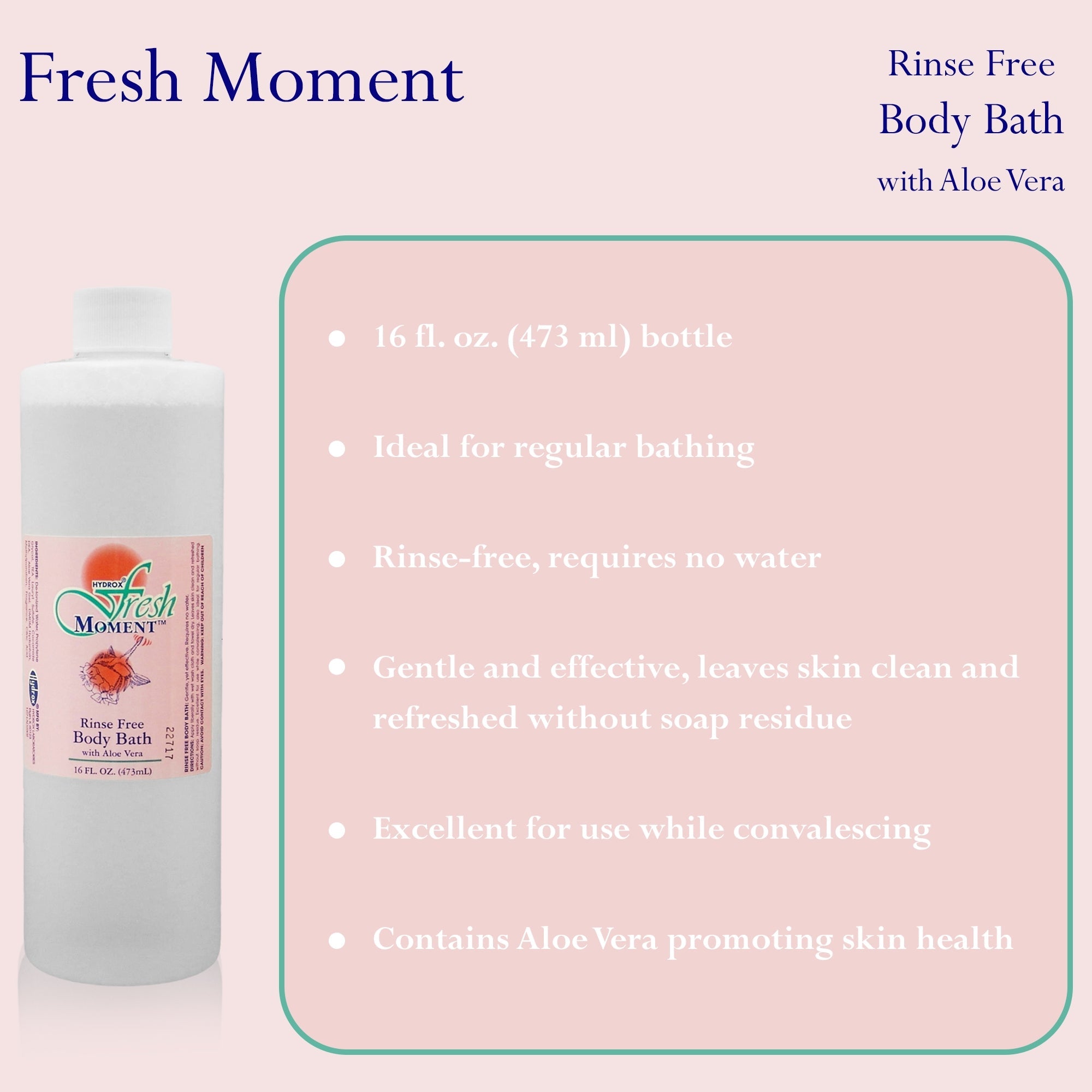 Fresh Moment™ Rinse-Free Body Wash HDX-D2502