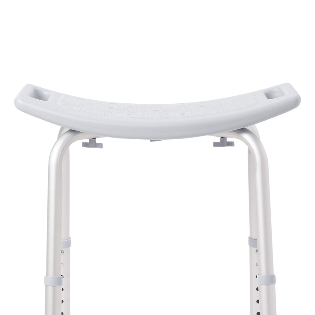 McKesson Aluminum Bath Bench Without Backrest, 15½ – 19½ Inch, Gray 146-RTL12203KDR