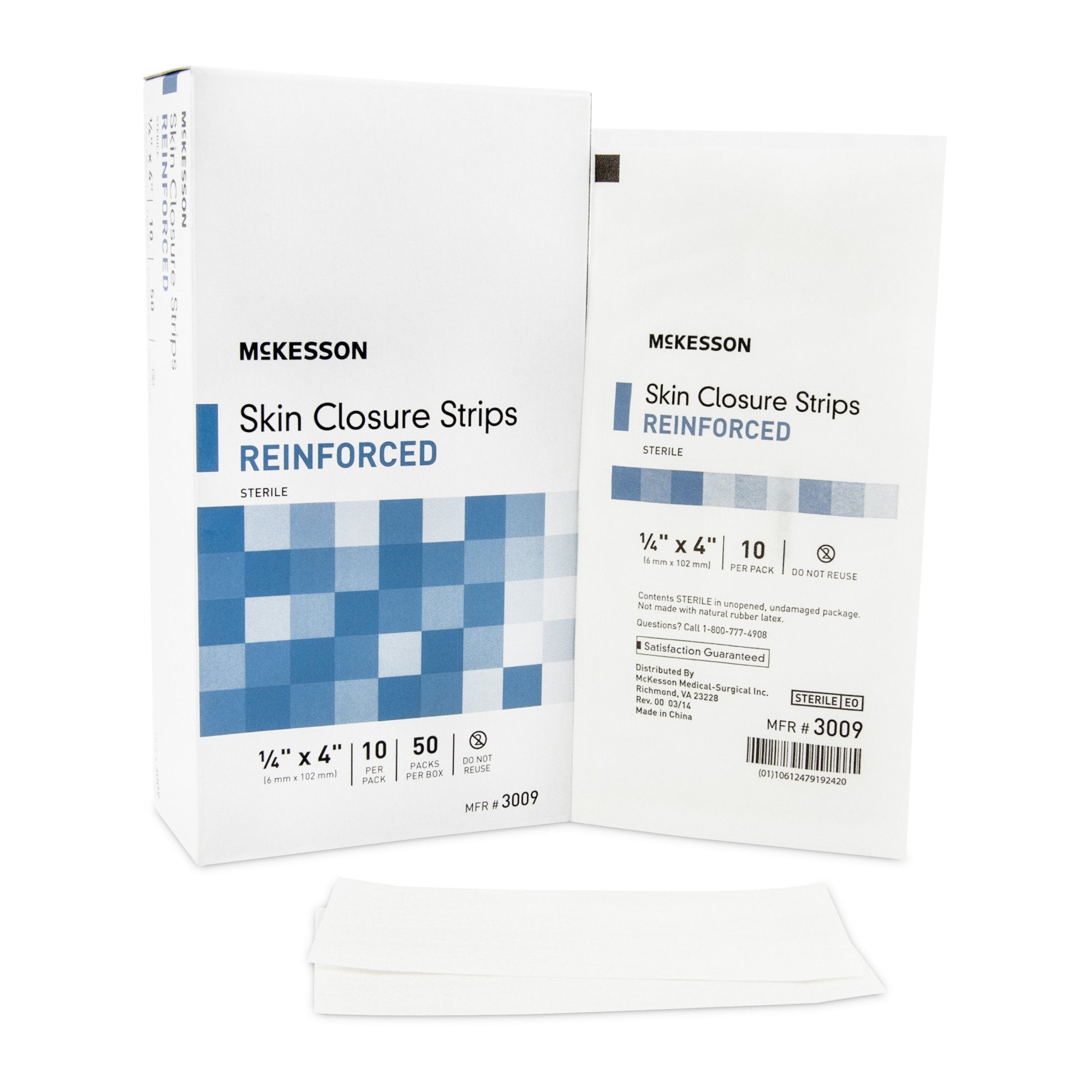McKesson Skin Closure Reinforced Strip 3009