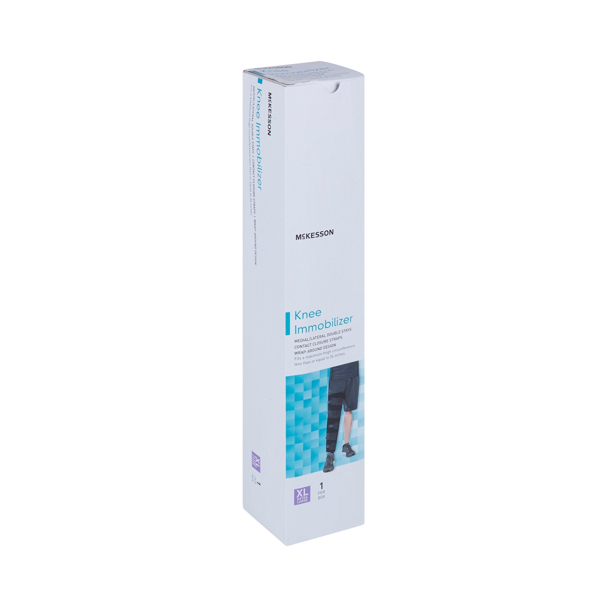 McKesson Knee Immobilizer, 20-Inch Length, Extra Large 155-79-96019
