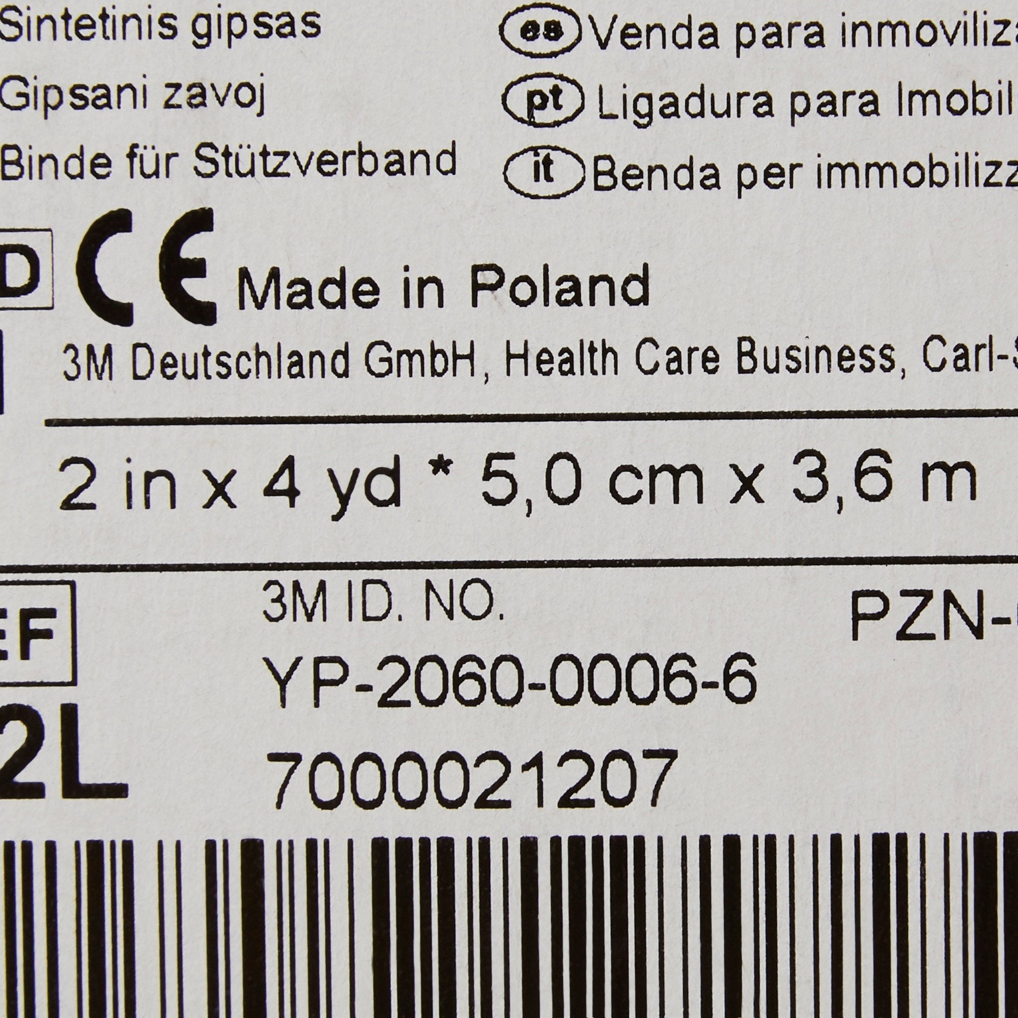 3M™ Scotchcast™ Plus Light Blue Cast Tape, 2 Inch x 4 Yard 82002L