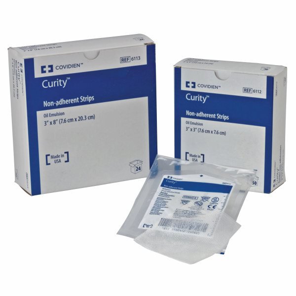 Curity™ Oil Emulsion Impregnated Dressing, 5 x 9 Inch 6116