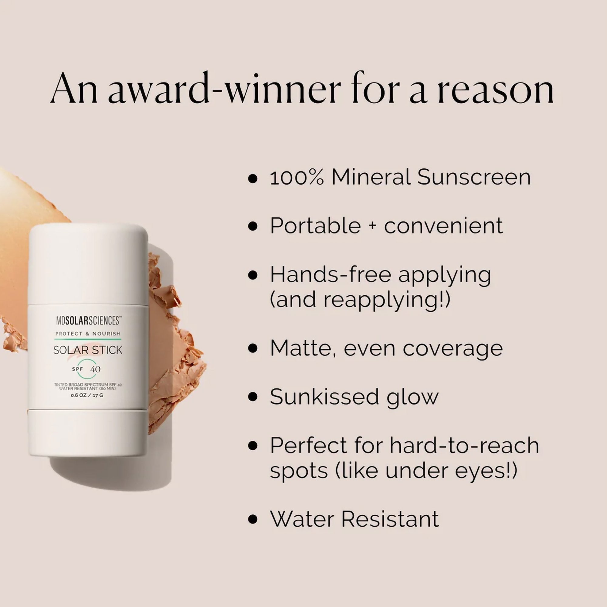 MDSolarSciences® Tinted Solar Stick Sunscreen 141001