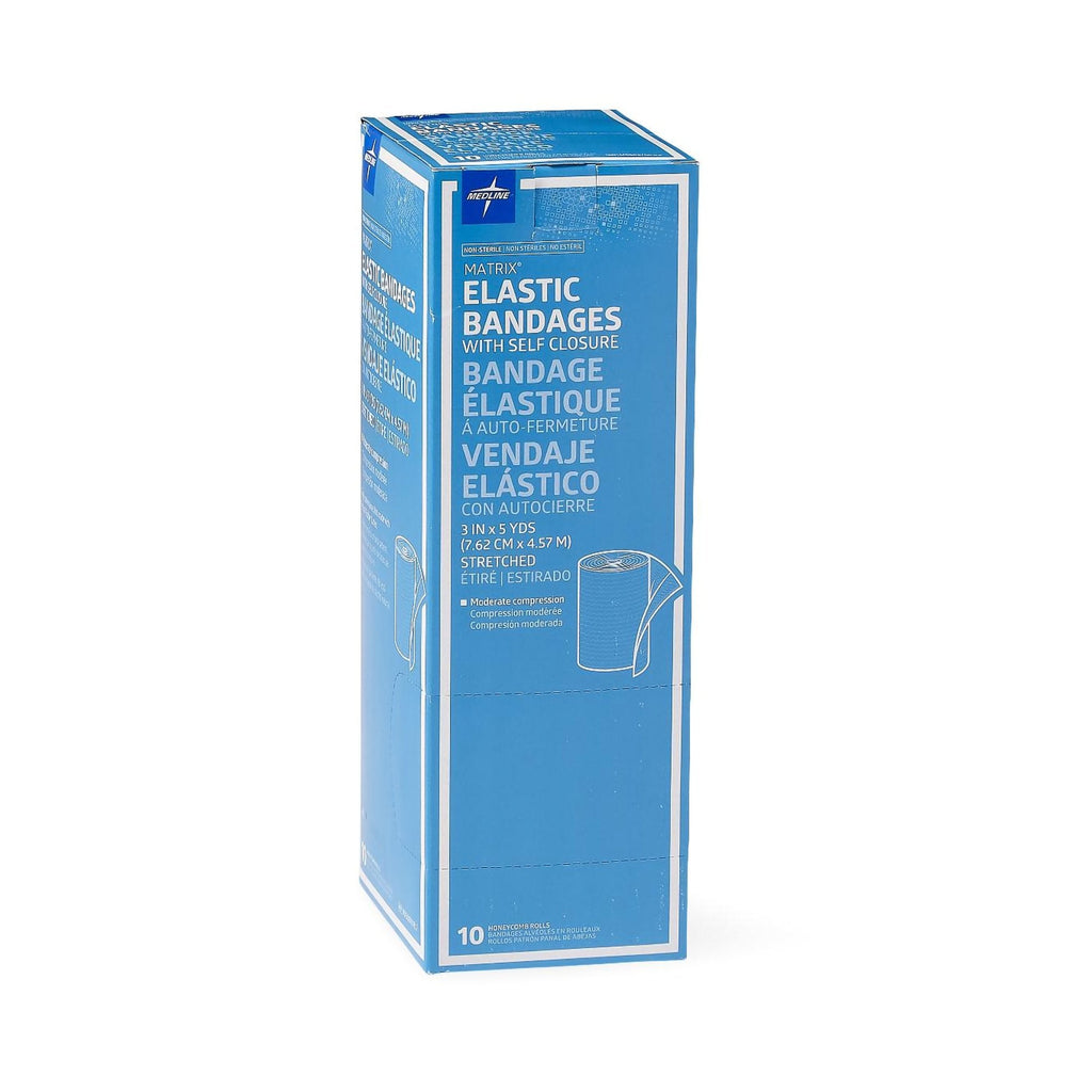 Matrix Double Hook and Loop Closure Elastic Bandage, 3 Inch x 5 Yard MDS087003LF