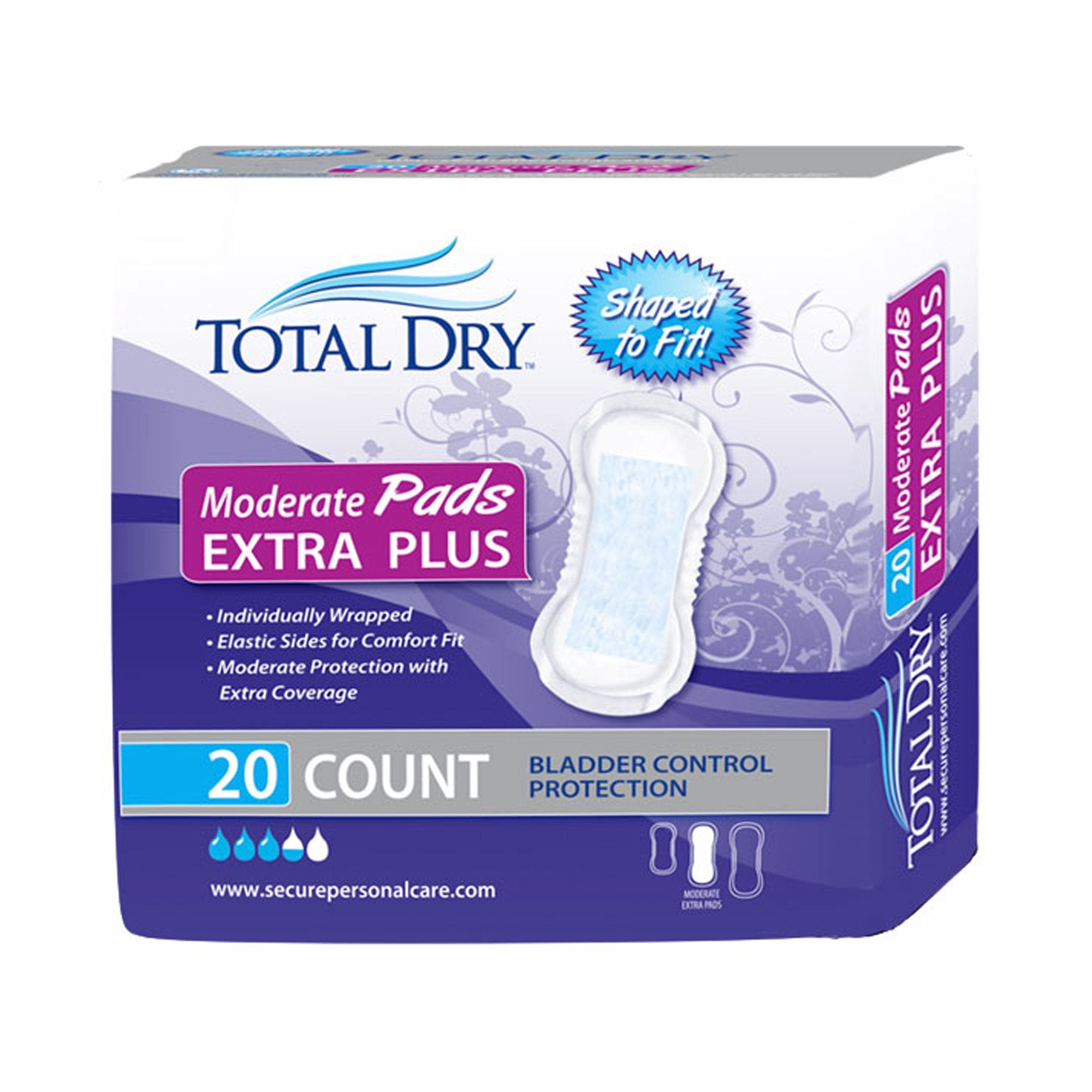 TotalDry™ Moderate Extra Bladder Control Pad, 13¾-Inch Length SP1563