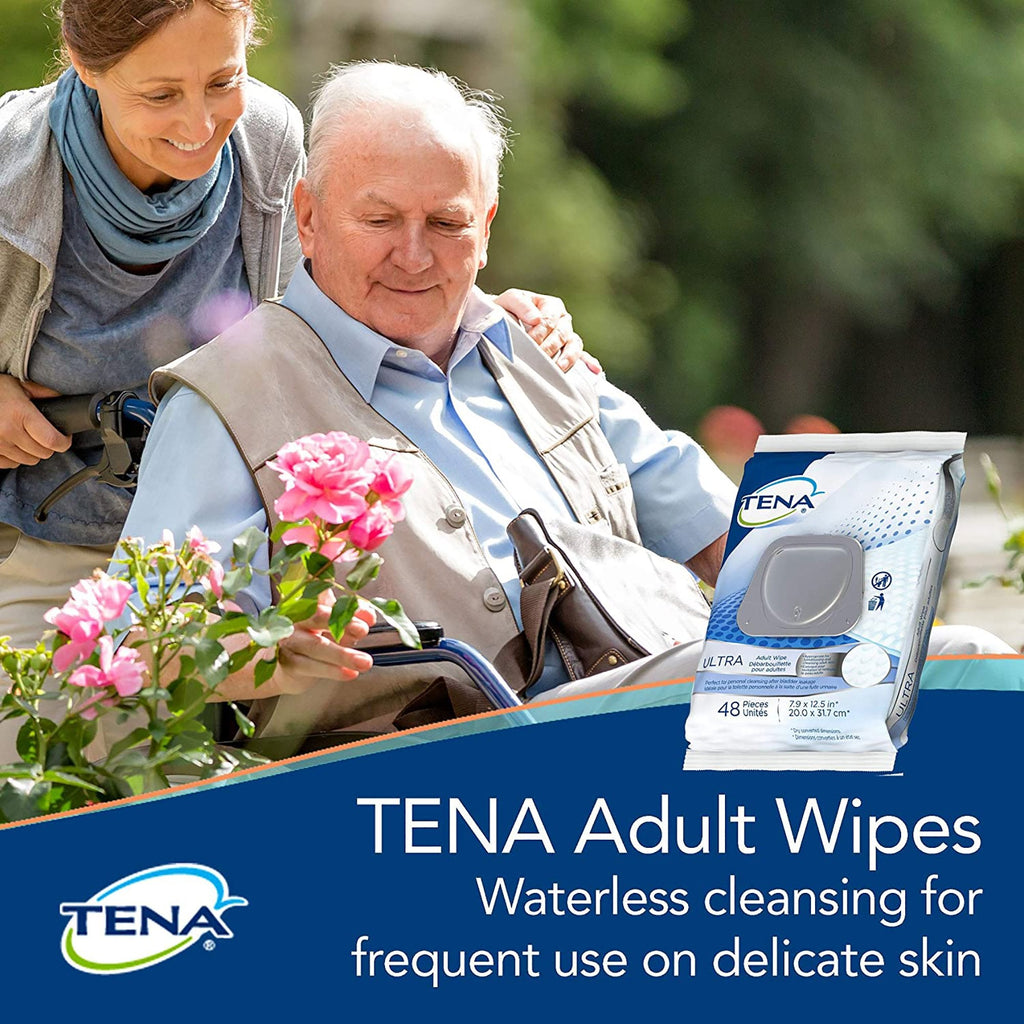 Tena UltraFlush Flushable Personal Wipes 65726