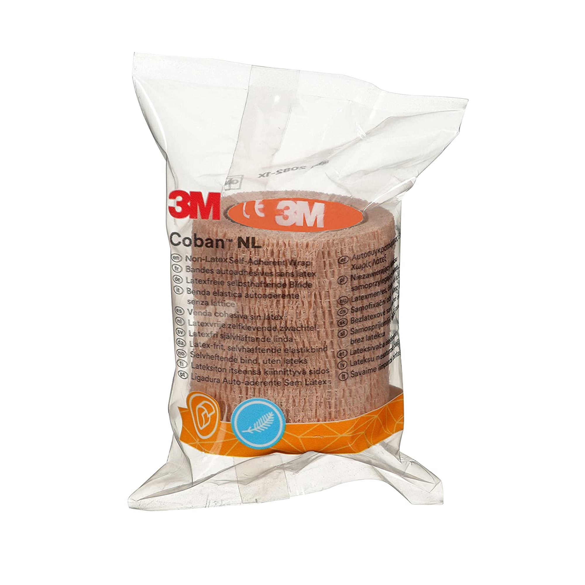 Cohesive Bandage 3M™ Coban™ NL 2 Inch X 2 Yard Self-Adherent Closure Tan NonSterile Standard Compression 2082-1X