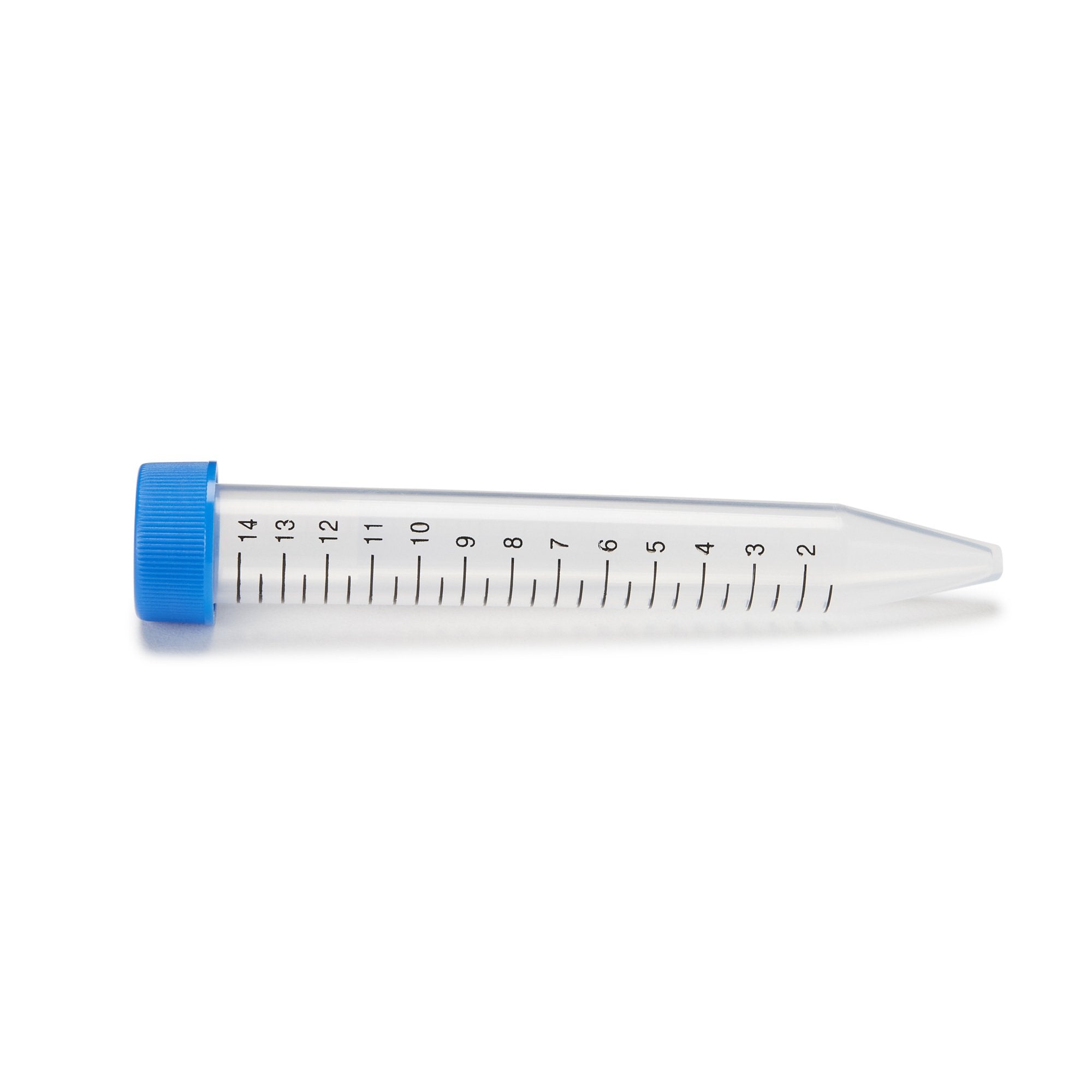 McKesson Centrifuge Tube, 15 mL, 17 x 120 mm, Blue Screw Cap 177-6285