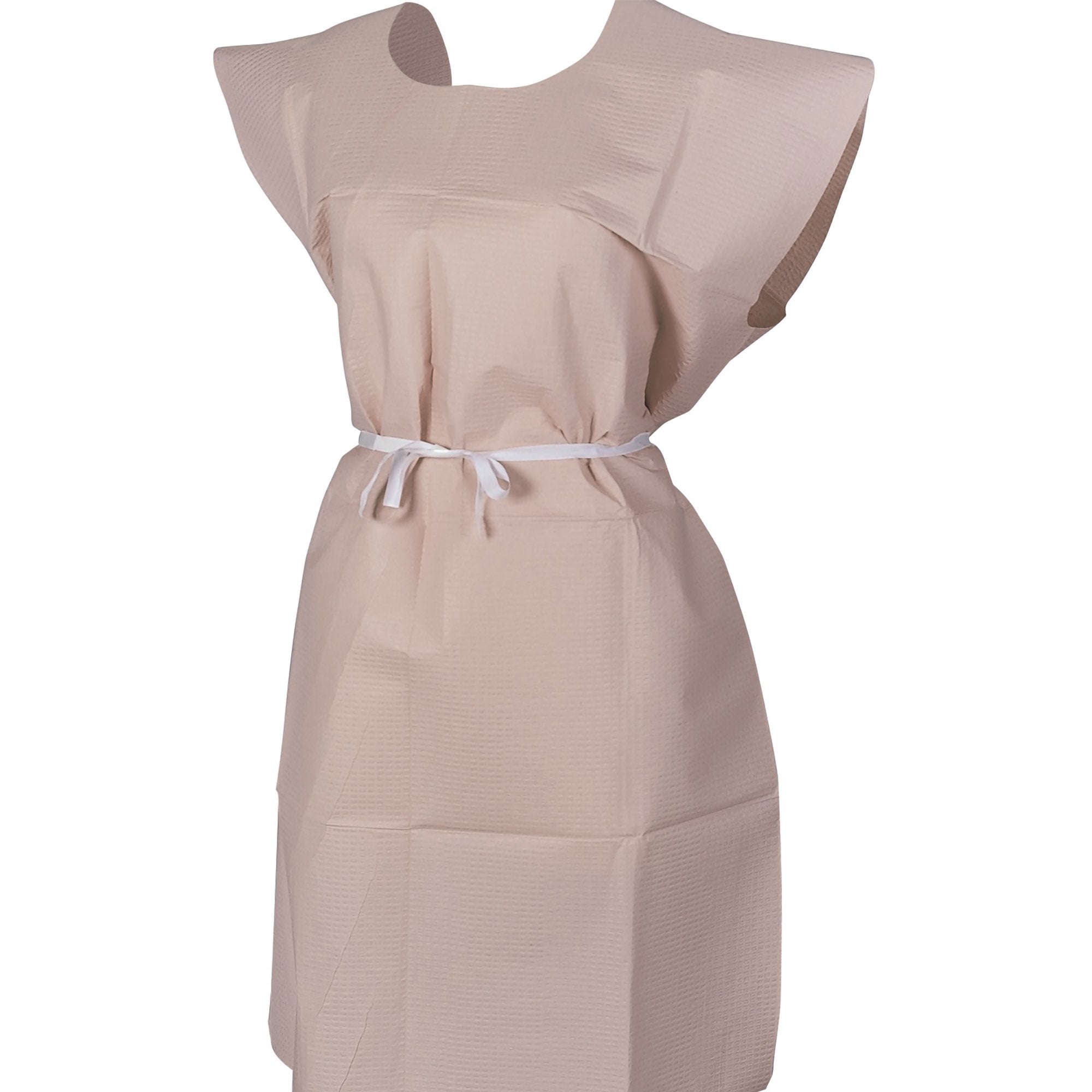 McKesson Patient Exam Gown, One Size Fits Most, Peach 18-976