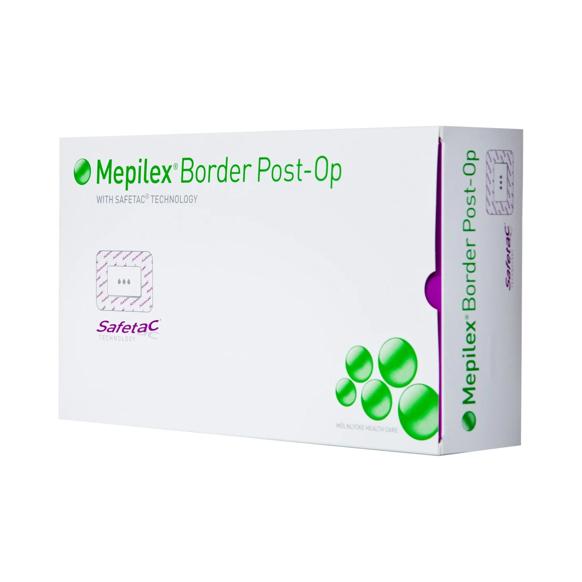 Mepilex® Border Post-Op Adhesive with Border Foam Dressing, 4 x 6 Inch 496300