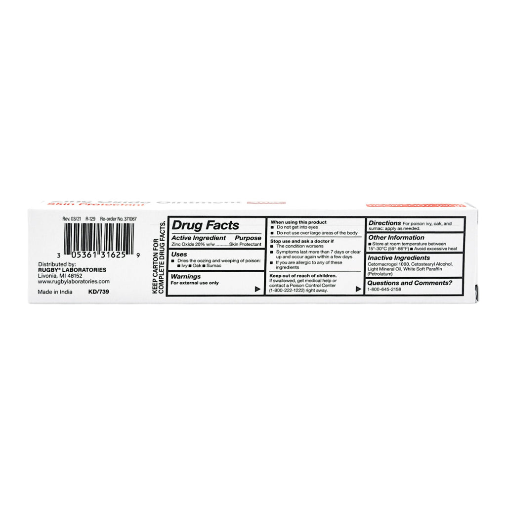 Skin Protectant Rugby® 2 oz. Tube Scented Ointment 00536131625