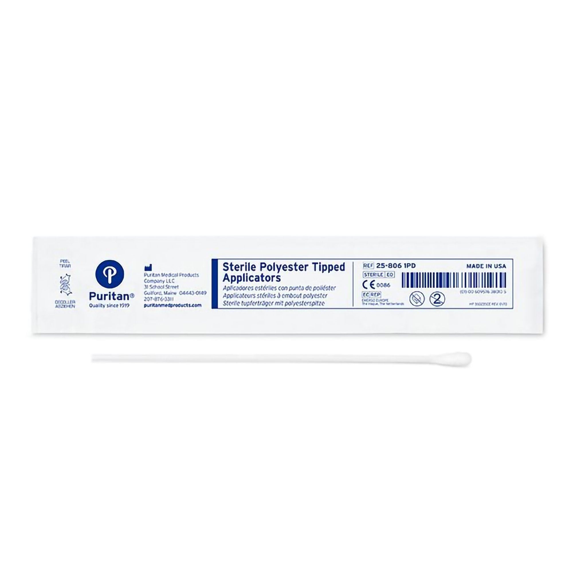 Puritan® Swabstick, 6-Inch Length 25-806 1PD