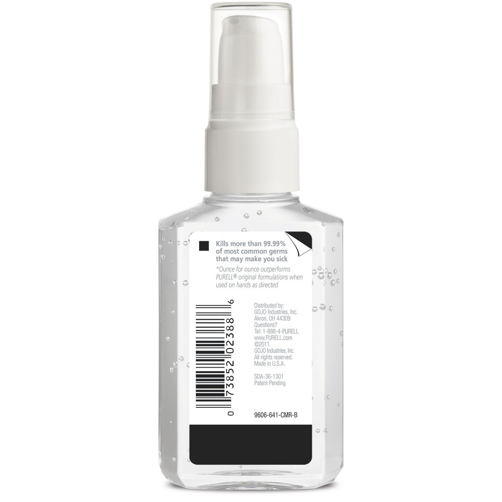 Purell® Advanced Hand Sanitizer 70% Ethyl Alcohol Gel, 2-ounce Pump Bottle 9606-24