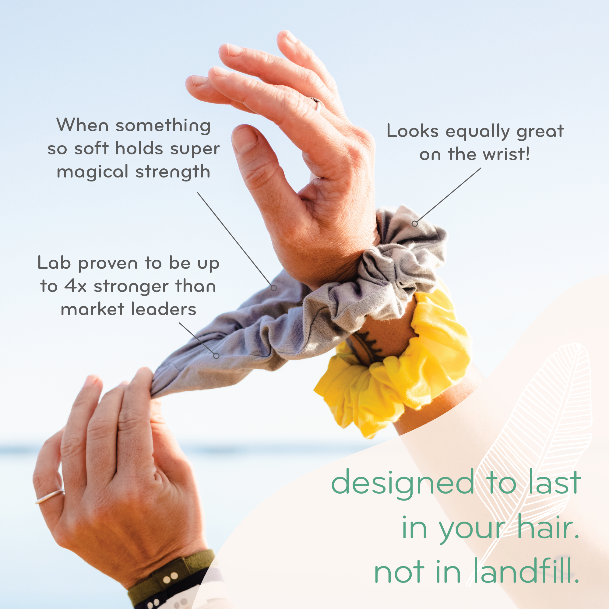 Plastic-free Scrunchies