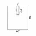 Halyard Sterile Impervious Split Orthopedic Drape, 60 x 70 Inch 89331