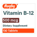 Vitamin Supplement Vitamin B12 500 mcg Strength Tablet 130 per Bottle 80681012800