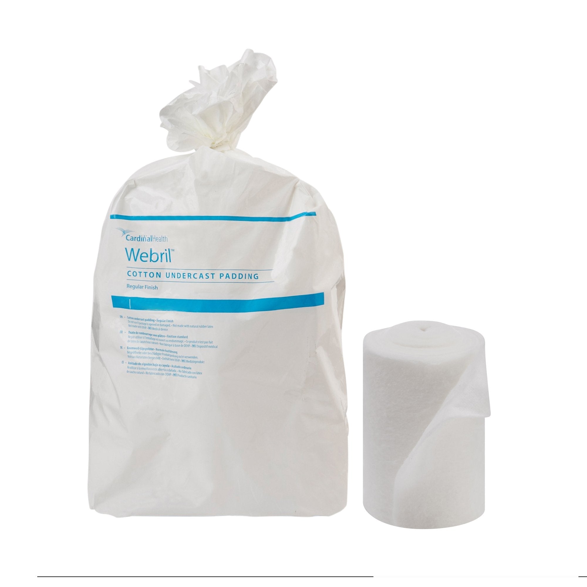 Webril Undercast Cotton Cast Padding, Nonsterile, 6 Inch x 4 Yard 3489