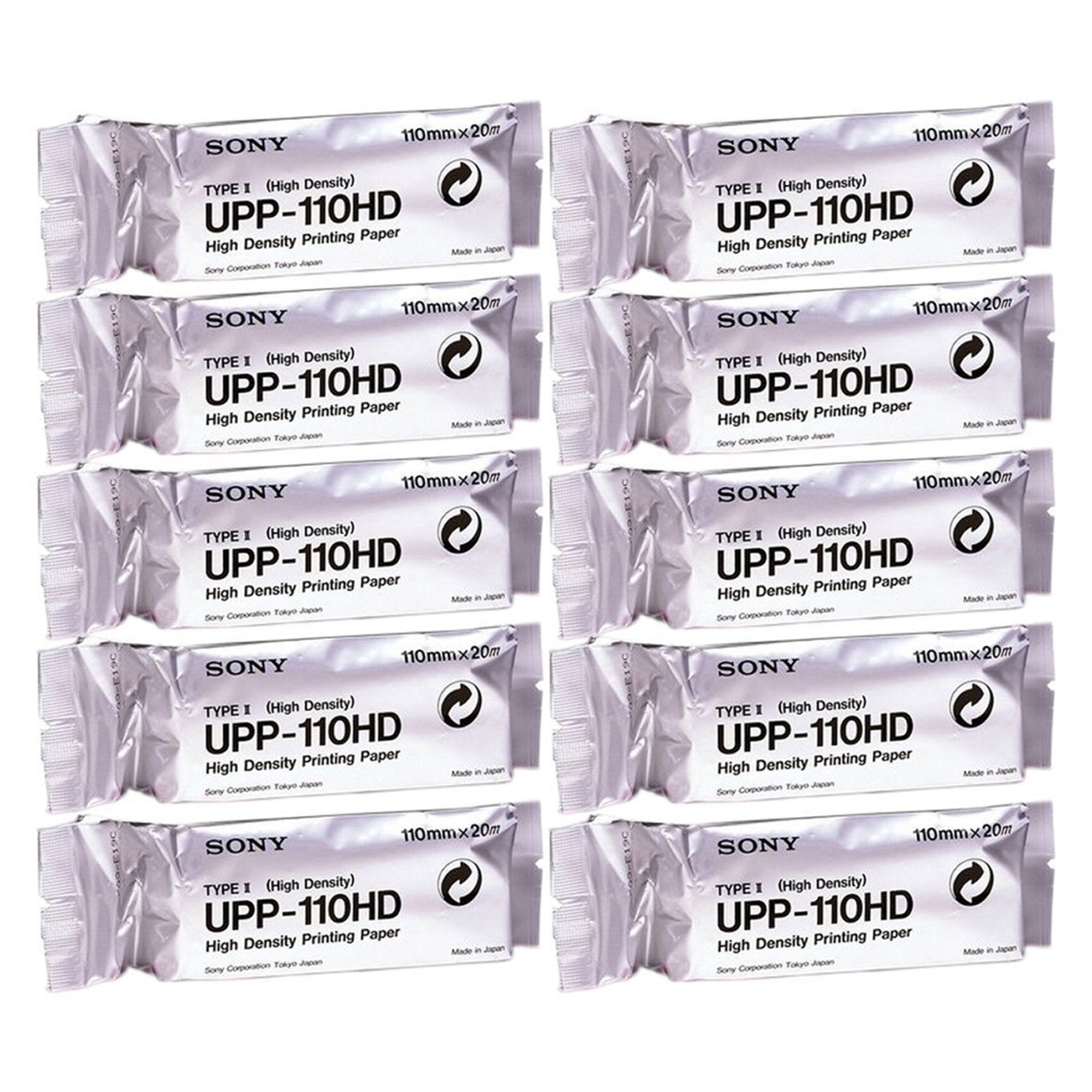 Ultrasound Video Paper Sony® Roll Black and White High Density Without Grid 30751542