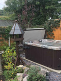 Quattro Hot Tub 4-Person Spa – Compact Design with Lounger and Captain’s Chair