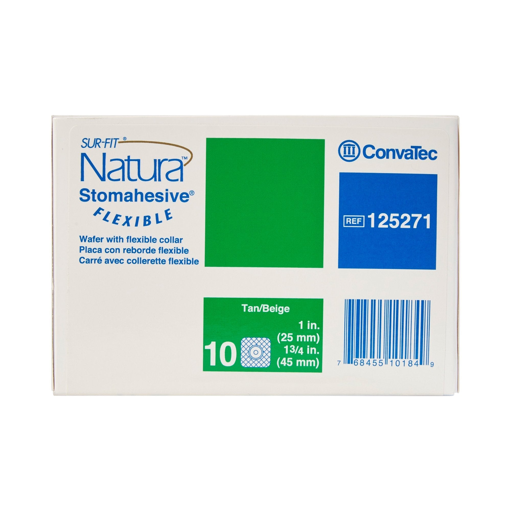 Sur-Fit Natura® Two-Piece Stomahesive® Skin Barrier, 45 mm flange, 25 mm stomas 125271