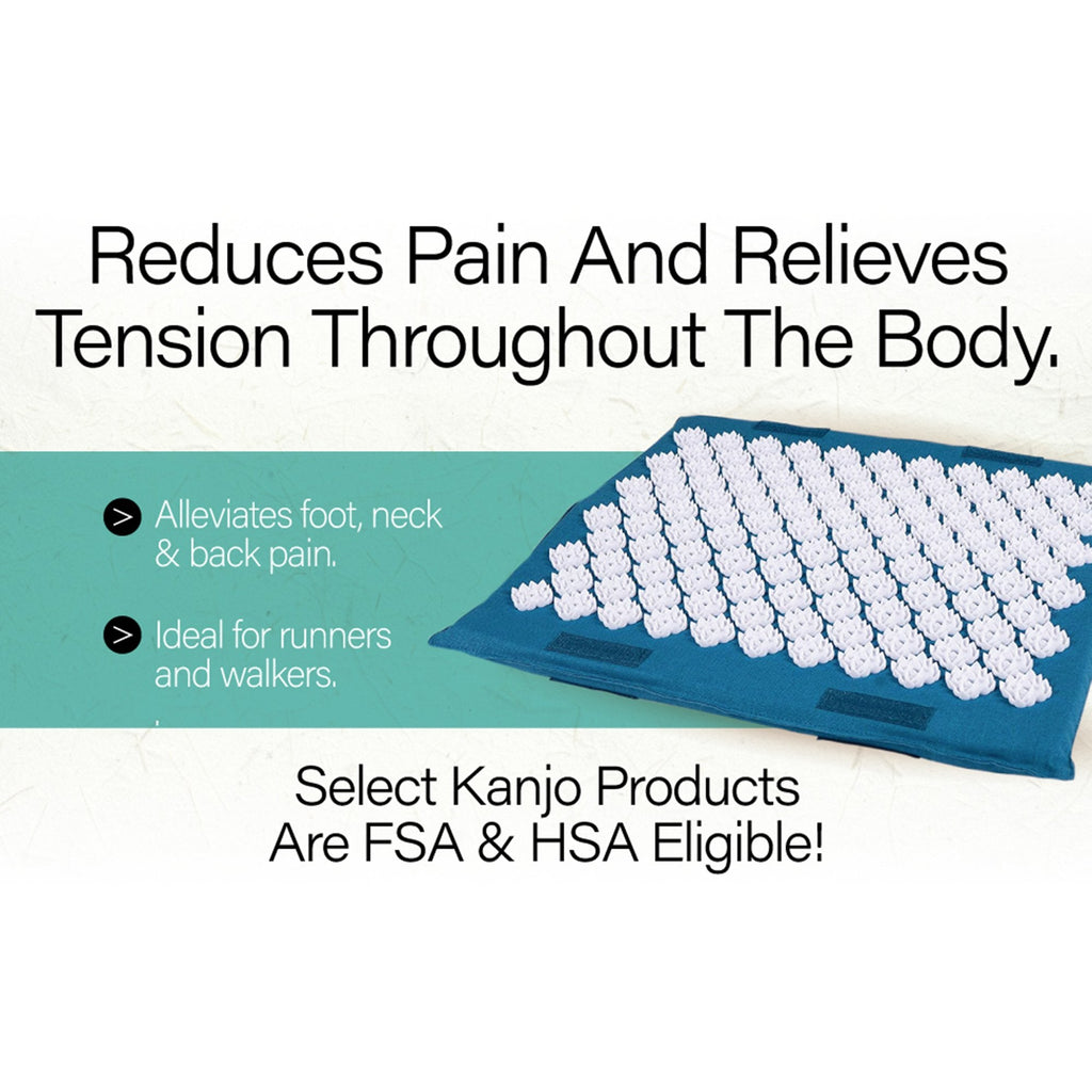 Kanjo Acupressure Memory Foam Foot Mat, Teal KANSAPF