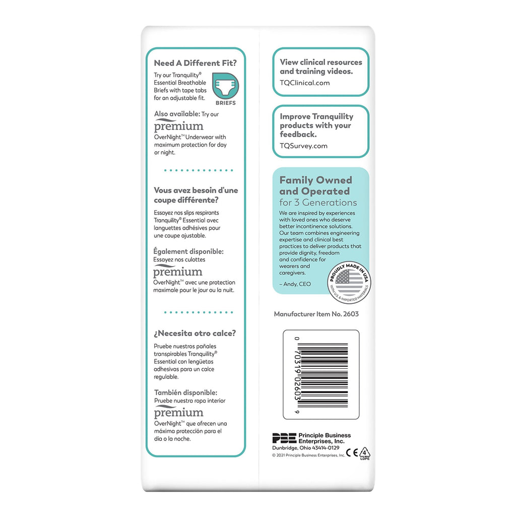 Select® Heavy Protection Absorbent Underwear, Extra Small 2603