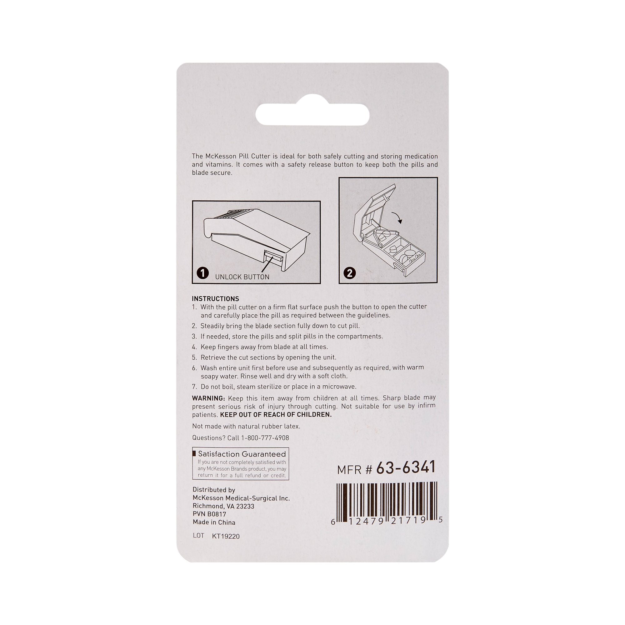 McKesson Pill Cutter 63-6341